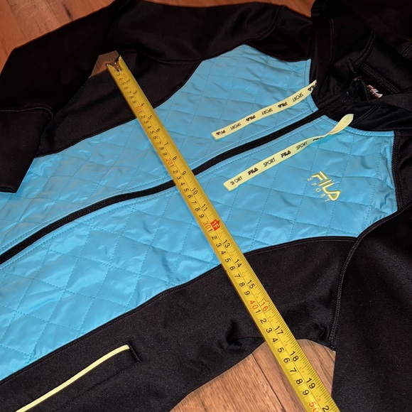 Fila Sport Quilted Front Jacket Size M - Picture 5 of 7